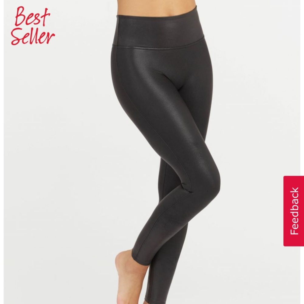 Brand new with tags- spanx faux leather leggings